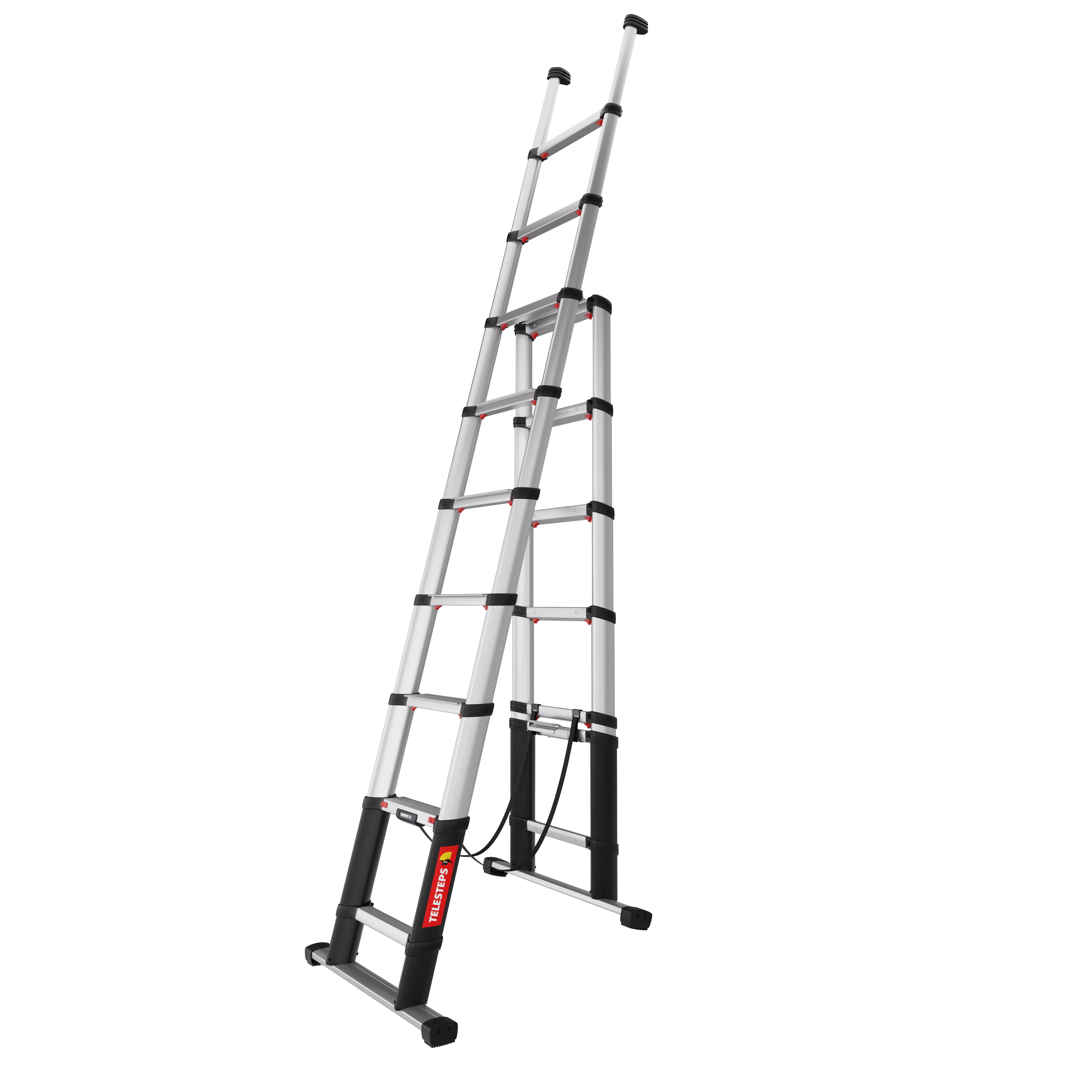 Telesteps Combi Line 3,0 m als freistehende Leiter im Einsatz auf einer Baustelle
