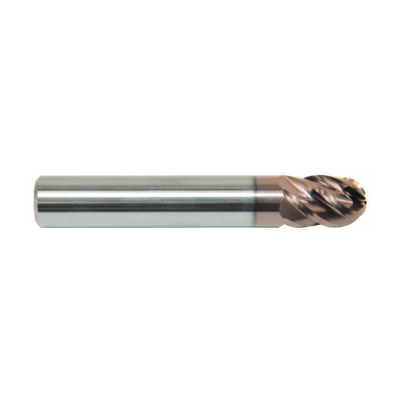 ZCC TM-5B-R10.0 KMS405 Kugelfräser mit Radius 10.0 mm, 5 Schneiden, HA Schaft und Beschichtung