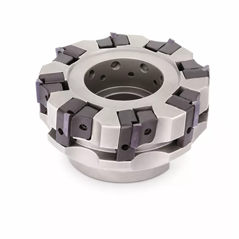 Planfräser ZCC Cutting Tools Ø 200 mm mit 12 Schneiden, C60, TP22, Kr=90°