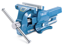 HEUER Schraubstock mit auswechselbaren Backen "verzinkt" 160 mm Backenbreite HEUER Schraubstock mit auswechselbaren Backen "verzinkt" 160 mm Backenbreite