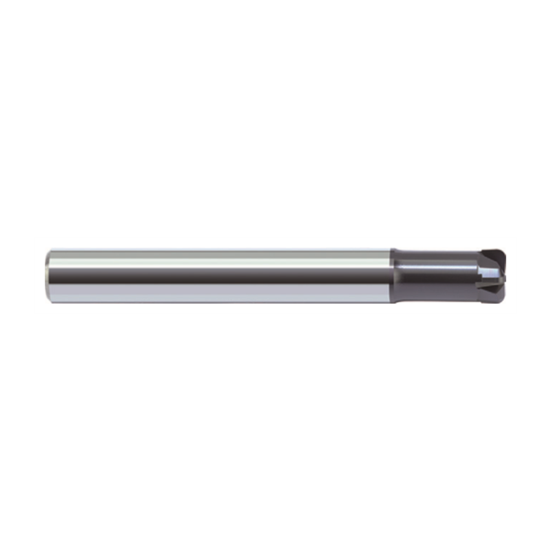 VHM-Fräser PM-4H-D10.0R3.0 KMG405 mit 10.0 mm Durchmesser, 4 Zähnen und 3.0 mm Radius, Schaft HA, beschichtet