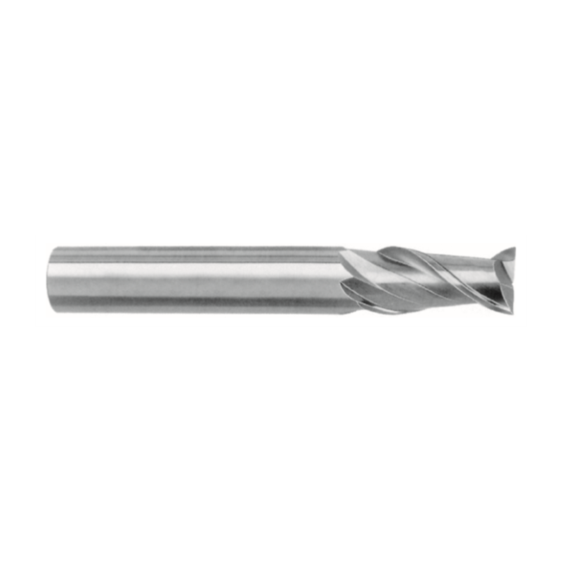 VHM-Fräser Ø 16,0 mm mit 2 Schneiden, Schaft HA, unbeschichtet von ZCC Cutting Tools