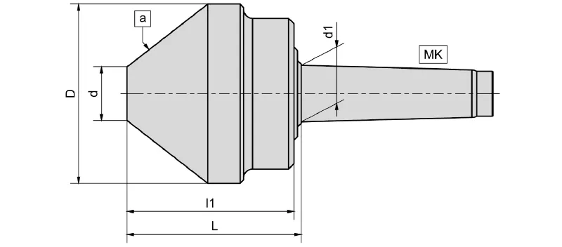 Mitlaufende Präzisions-Zentrierkegel Typ 461 - Serie 400 