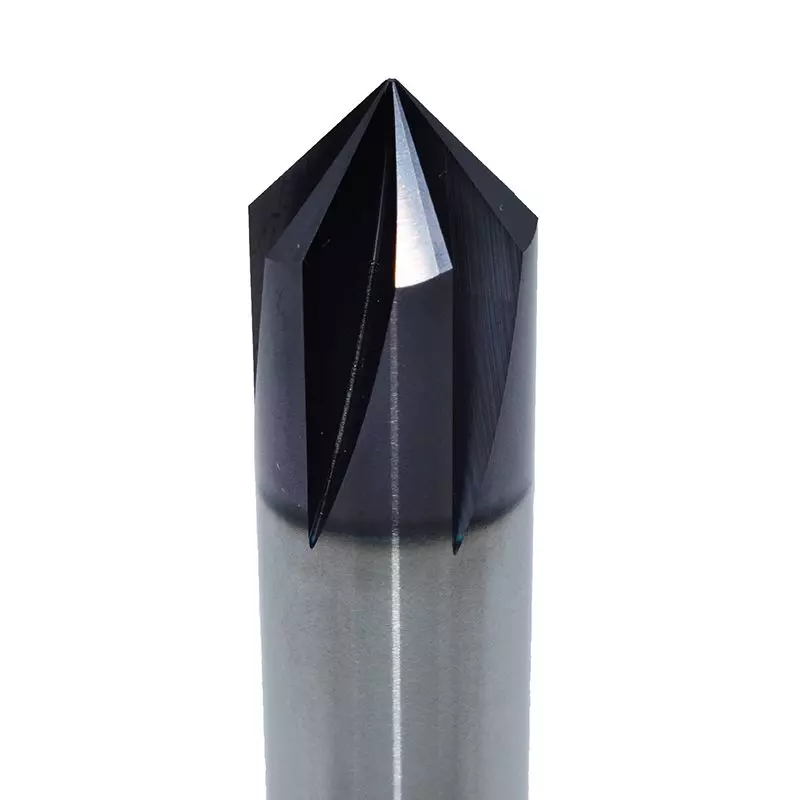 ZCC Cutting Tools Entgratfräser KMG303 Ø 10mm, 4 Zähne, 90° Schnittwinkel, beschichtet