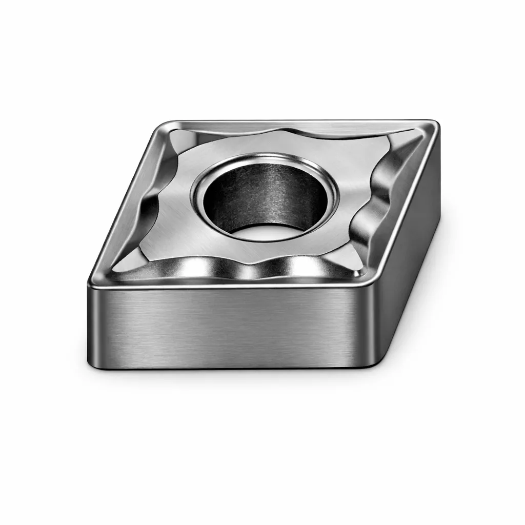 Wendeschneidplatte CNMG120408-SF YNG151C von ZCC Cutting Tools, negativ, HC, für präzises Drehen