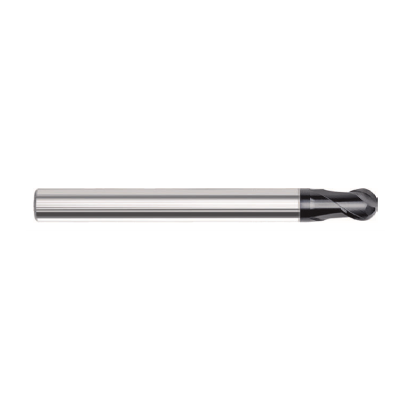 Kugelfräser PM-2BFP-R0.5 mit 2 Schneiden, Schaft HA und Beschichtung, Durchmesser 0.5 mm