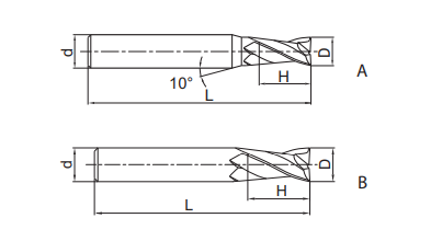 HM-2E Schaftfräser 