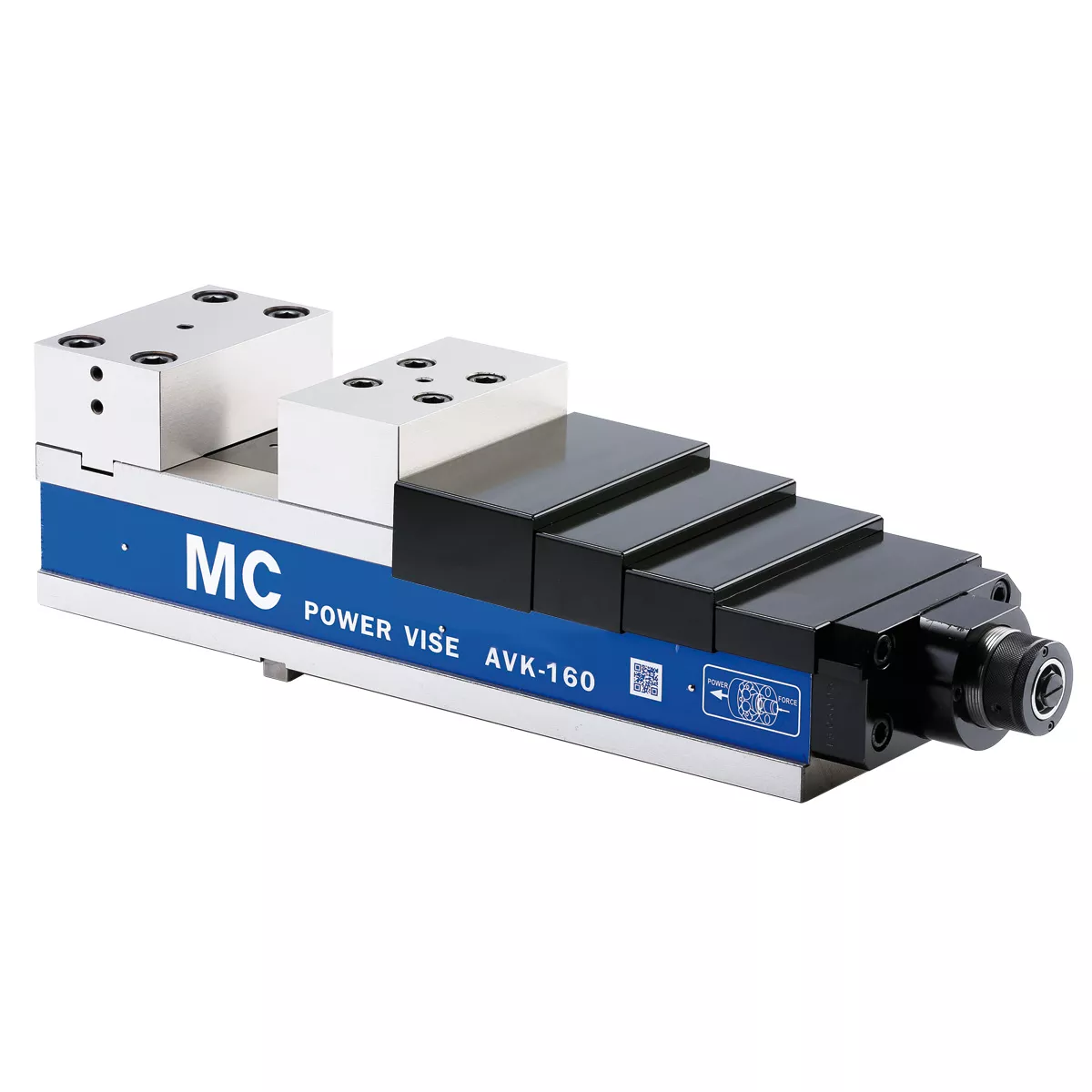 Präzisionsschraubstock AVK-160 mechanisch mit Spannkraftverstärker