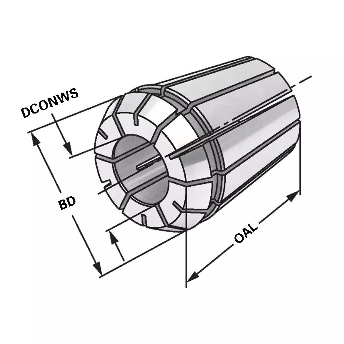 Präzisionsspannzangen ISO 15488 B (DIN 6499 B) | ER System