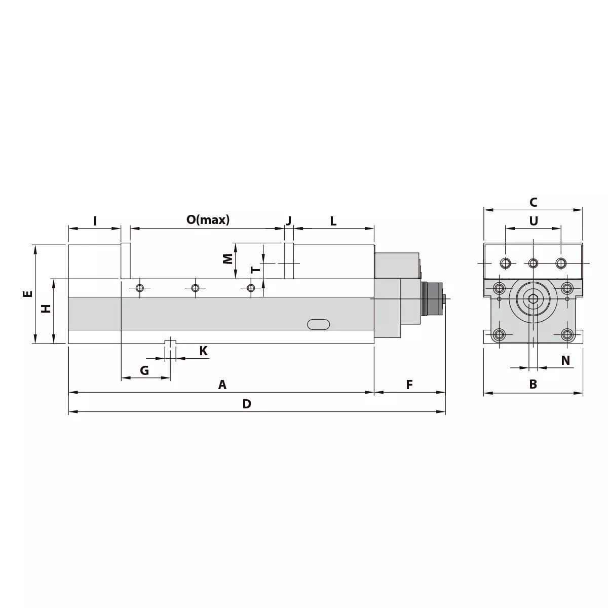 Präzisionsschraubstock AVM-200G/HV mechanisch mit Spannkraftverstärker