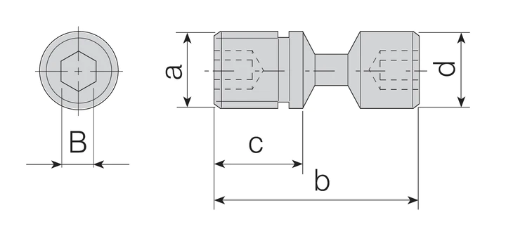 AKKO-Schrauben für Kniehebel P-System) 