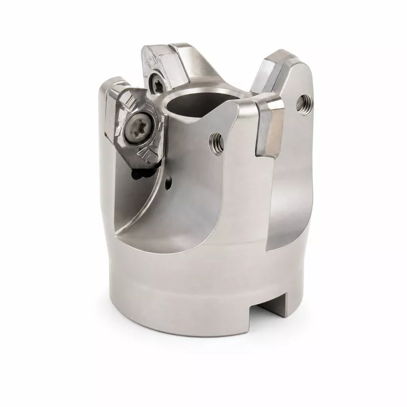 Eckfräser Ø 125 mm mit 5 Schneiden, Breite 40 mm, VP22, Krümmung 90°