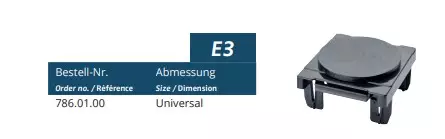 Universal CNC Werkzeugeinsätze Größe E3
