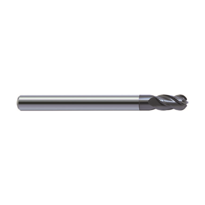 PM-4BL-R5.0 KMG405 Kugelfräser mit Radius 5.0, 4 Schneiden, Schaft HA, beschichtet
