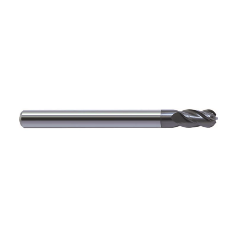 PM-4BL-R5.0 KMG405 Kugelfräser mit Radius 5.0, 4 Schneiden, Schaft HA, beschichtet