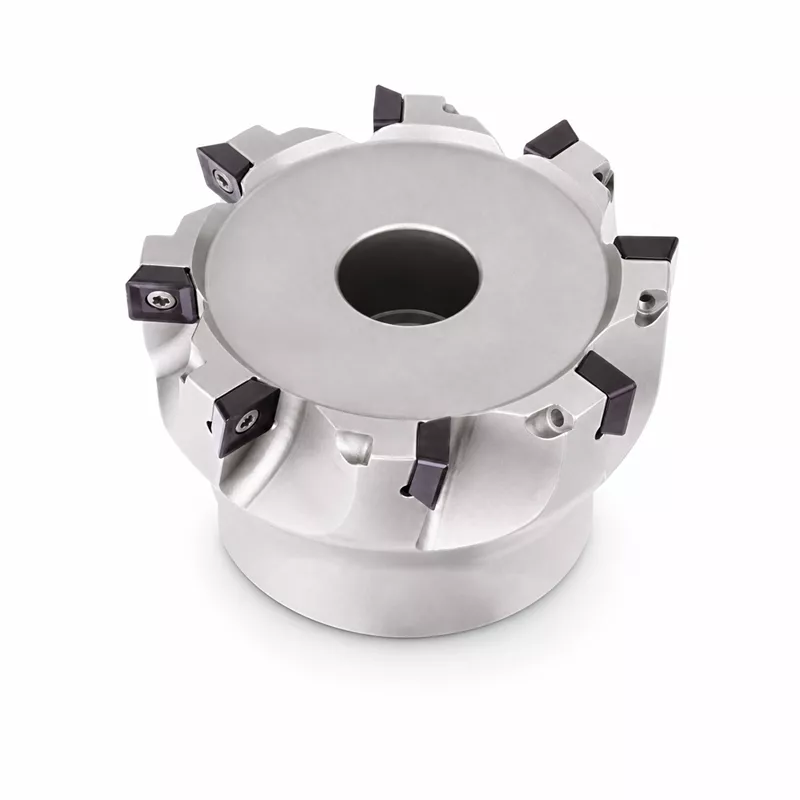 Planfräser ZCC-CT Ø 80mm mit 8 Schneiden, A=27, SE09, Kr=90°