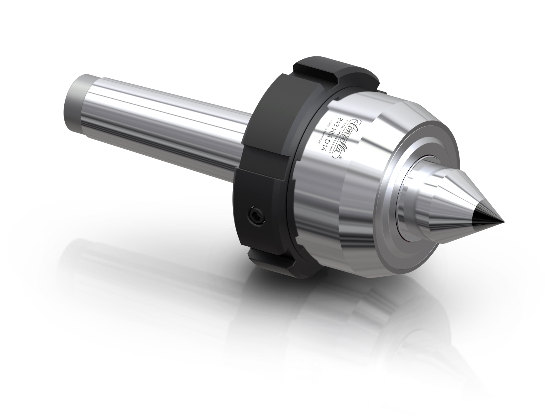 Mitlaufende Präzisions-Drehbankspitze TYP 833 HM D14 - Serie 800