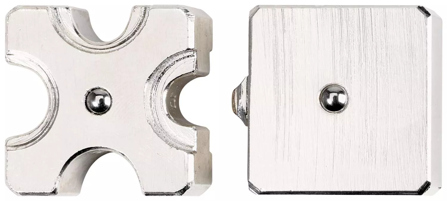 Vierfach-Matrize für Quetschkabelschuhe ohne Isolation, drehbar, Pressbreite 7 mm, Cu+Al 10/16/25/35 mm²