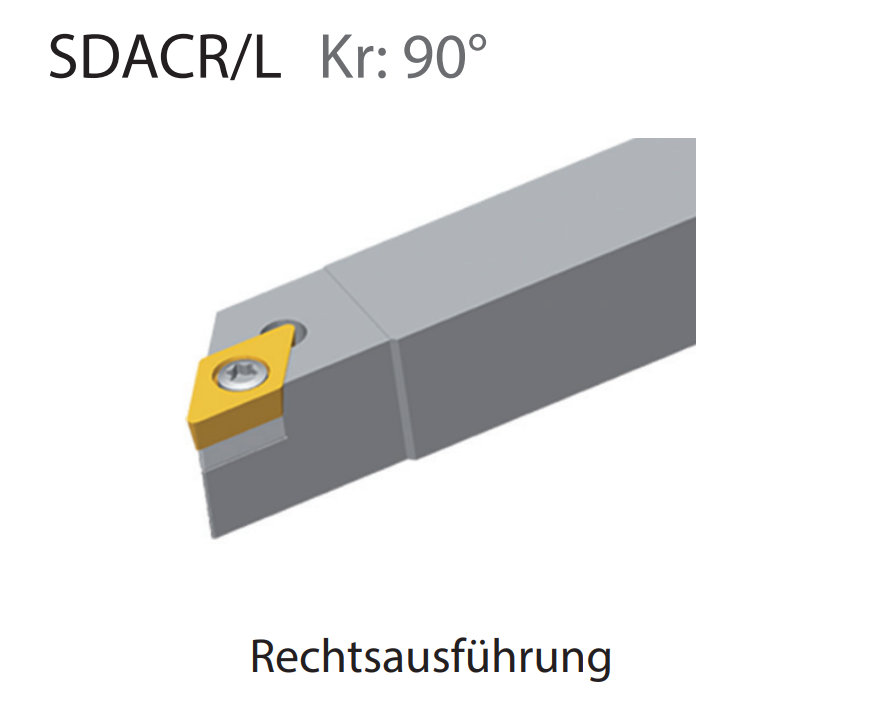 SDACR/L Kr: 90° - DC** Platte