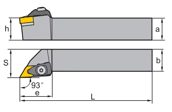 DDJNR2020K15 Drehhalter DDJNR2020K15 Drehhalter