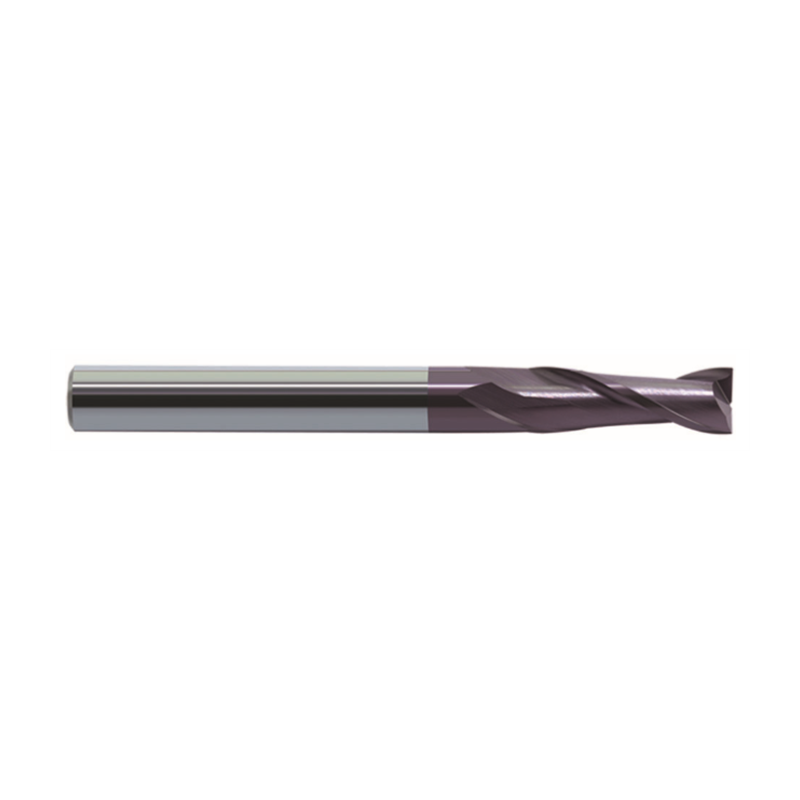 EPM-2E-D10.0 KMG406 VHM-Fräser mit 2 Schneiden und 10 mm Durchmesser, beschichtet, Schaft HA