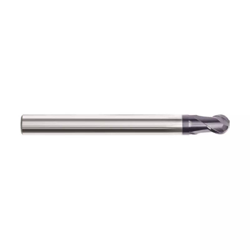 Kugelfräser GM-2BFP-R6.0 mit R=6.0, 2 Zähnen, HA-Schaft und Beschichtung