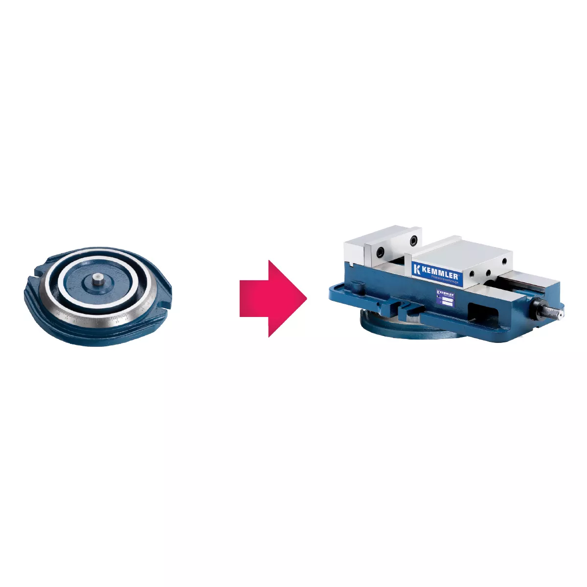 Drehplatte für Maschinenschraubstock HP-40