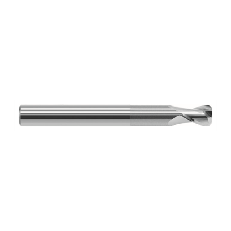 AL-2R-D8.0R1.0-Air YK40F Aluminium-Fräser mit Durchmesser 8,0 mm, 2 Schneiden, 1,0 mm Radius, unbeschichtet