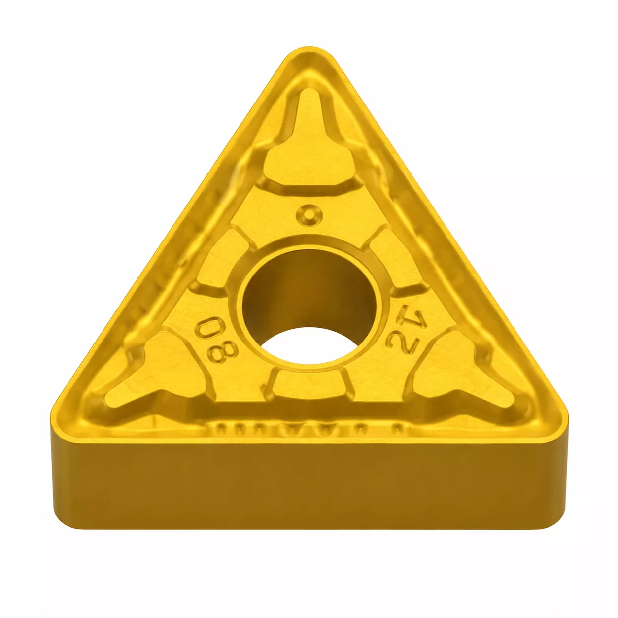 Wendeschneidplatte TNMG220408-PM YBC251 von ZCC Cutting Tools, negativ, HC, für präzises Drehen