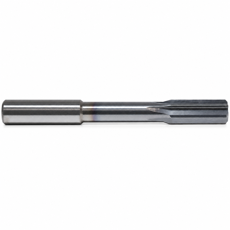 Reibahle 3112H7-0699 KRG102 mit Durchmesser 6.99 mm, H7 Toleranz, Schaft DIN10, beschichtet