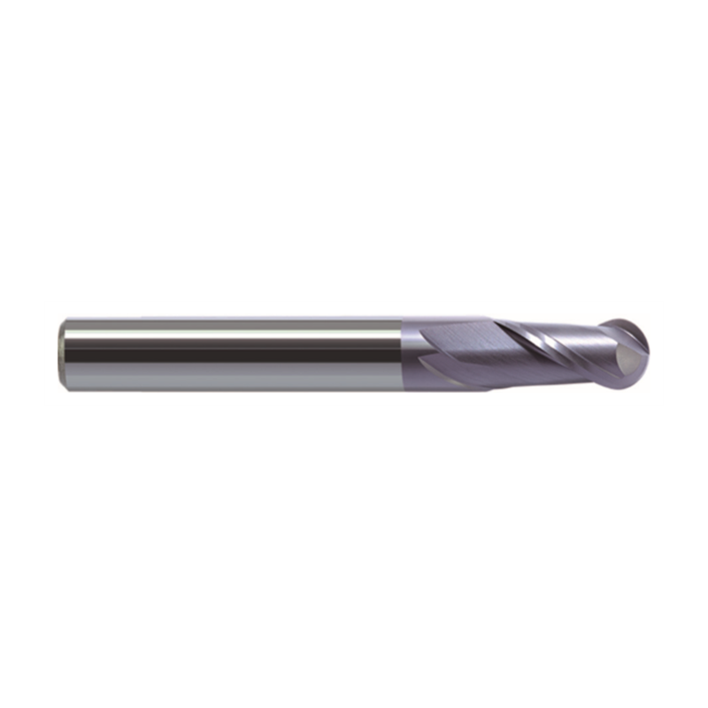 GM-2B-R3.0 KMG303 Kugelfräser mit Durchmesser 3.0 mm, zwei Zähnen, Schaft HA und Beschichtung