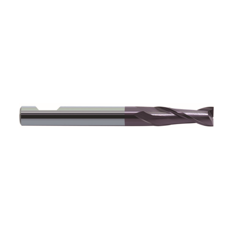 VHM-Fräser ZCC-CT EPM-2E-D8.0-W KMG406 mit 2 Schneiden und 8,0 mm Durchmesser, beschichtet
