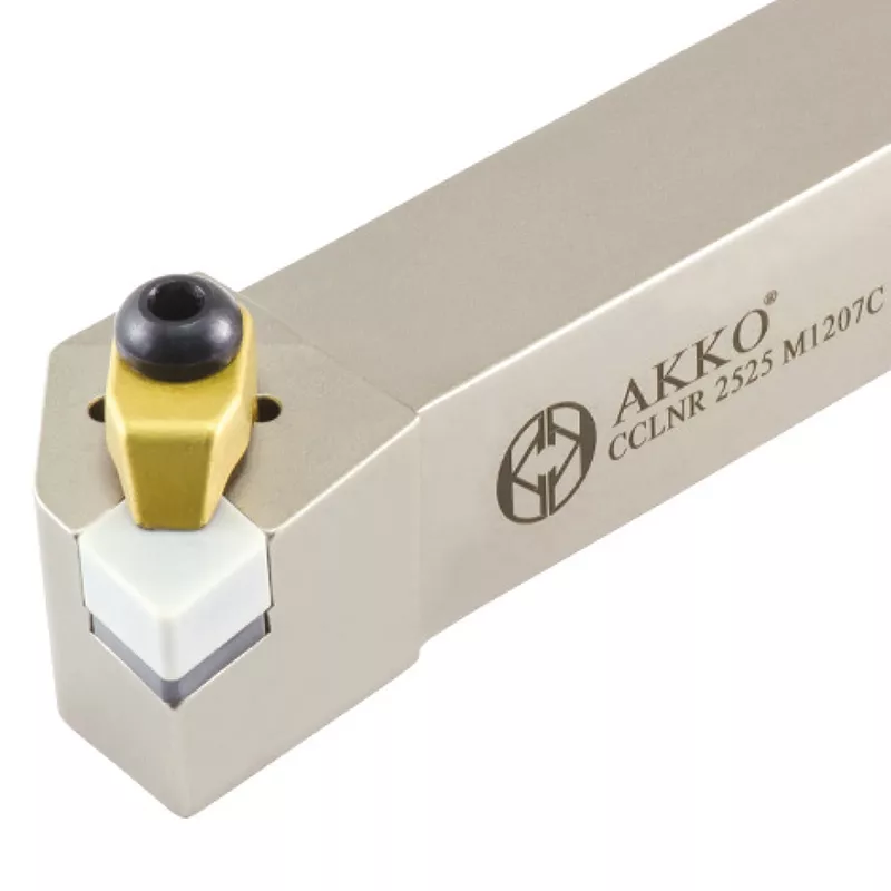 CCLNL 2525 M1207C Akko Außendrehhalter für Keramik-Wendeschneidplatten, 150 mm lang, 25 mm Schaft