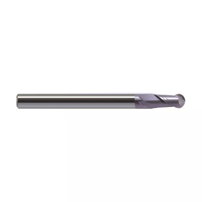 GM-2BL-R5.0 KMG303 Kugelfräser mit 5.0 mm Radius, 2 Schneiden und beschichtetem Schaft HA