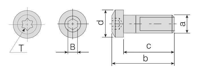 AKKO-Schraube für Pratze für C-System 