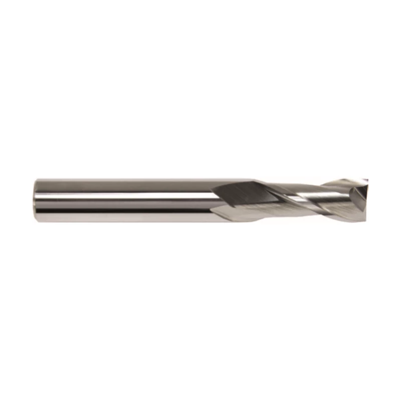 Aluminium-Fräser ZCC ALG-2E-D2.0 YK40F mit Ø 2.0 mm und 2 Zähnen, unbeschichtet