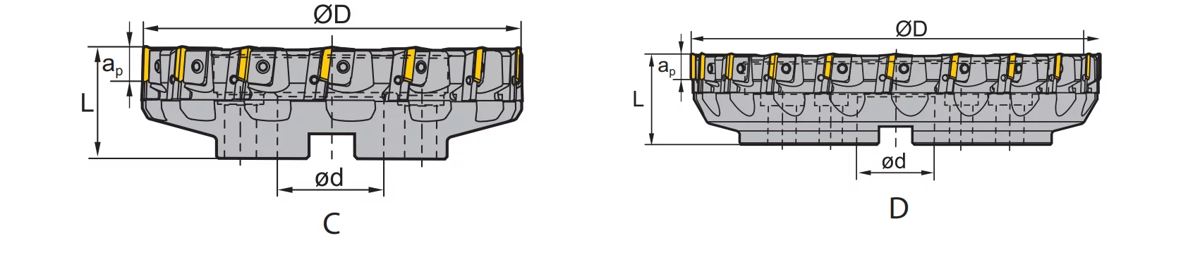 Planfräser FMP01 Kr: 90° 