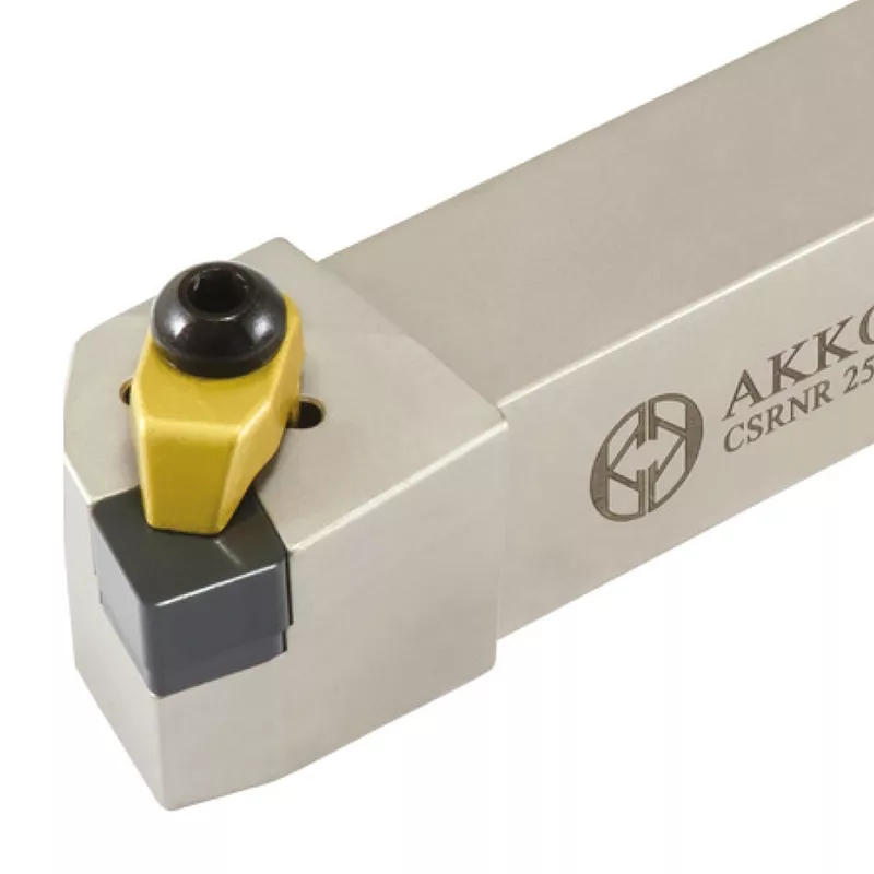 Akko Außendrehhalter CSRNR 2525 M1207C mit 75° Ausführung und Spannsystem