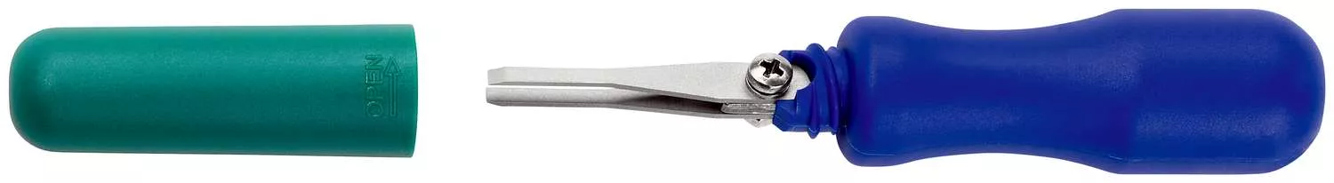 Entriegelungswerkzeug für Flachstecker 19703-1037 mit Doppelklinge 1,0 x 2,5 mm, Einstellmaß 3,7 mm