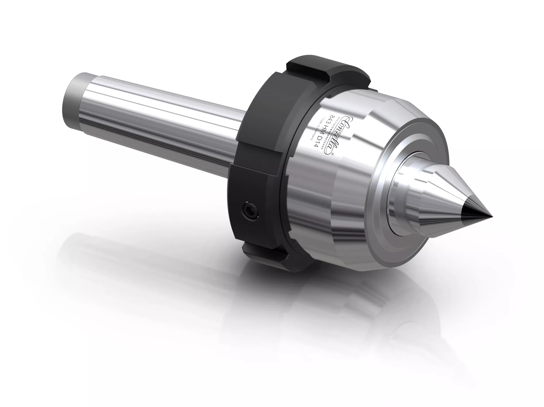 Mitlaufende Präzisions-Drehbankspitze TYP 853 HM D18 - Serie 800