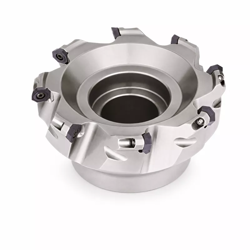 Planfräser Ø 160 mm mit 10 Schneiden, Breite 40 mm, OF05, 45° Schneidenwinkel