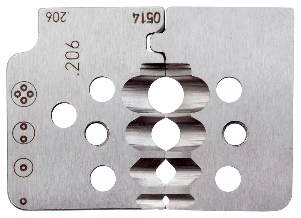 Abisolierzange für POF-Kabel 1, 2 und 4 adrig Ø 2,2 mm