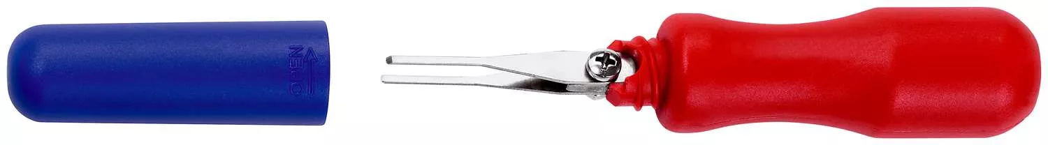 Entriegelungswerkzeug für Flachstecker 19729-0858 mit Doppelklinge 0,8 x 1,5 mm, Einstellmaß 5,8 mm