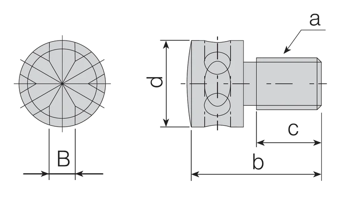 AKKO-Axial-Einstellschraube für Kassette
