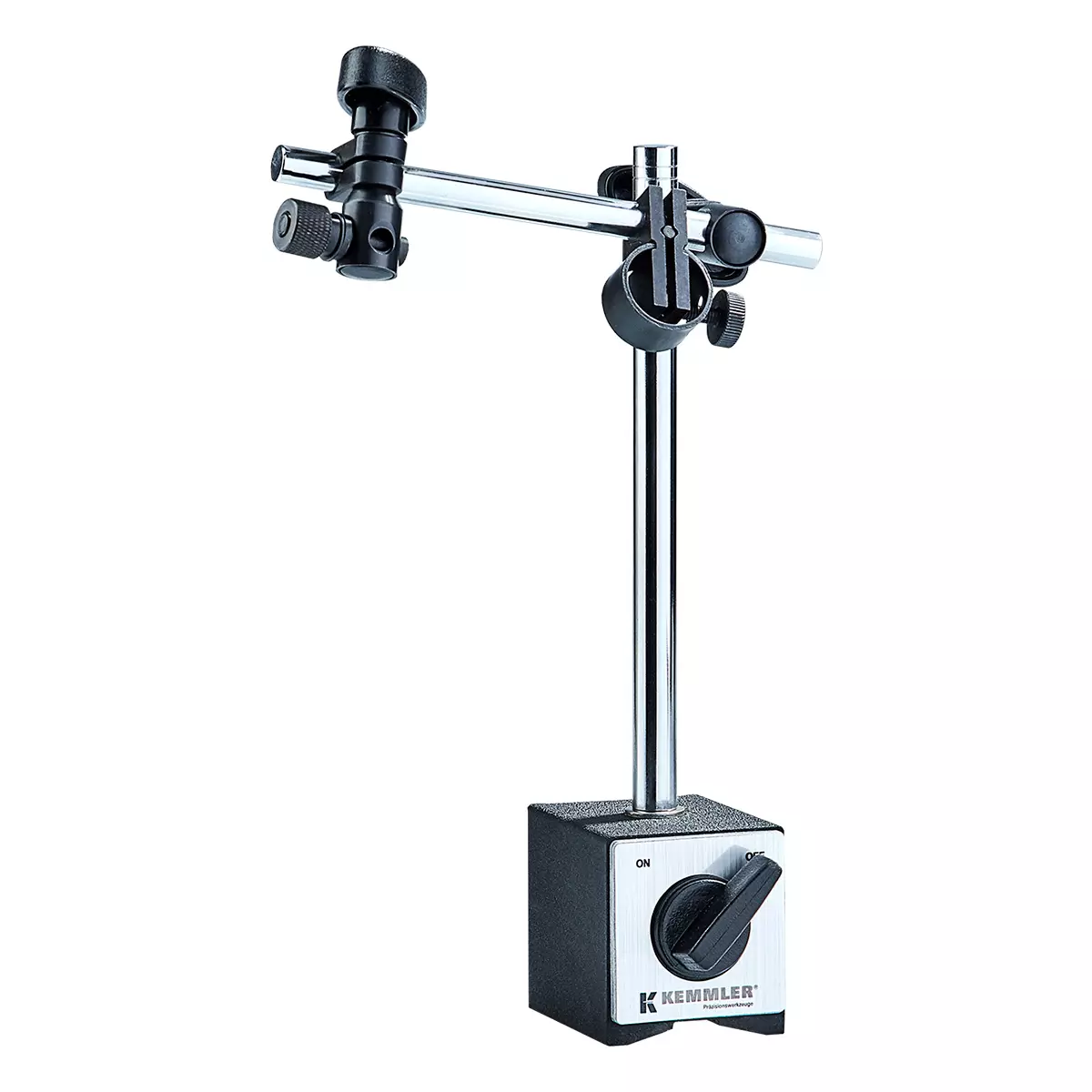 Magnet-Messstativ mit Feineinstellung 176mm | Haltekraft 80kg | Ø 3/8" | Ø8mm